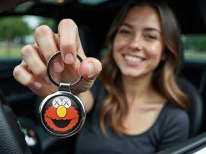 Car Limited Keyring Metal Steel Pro Stylish